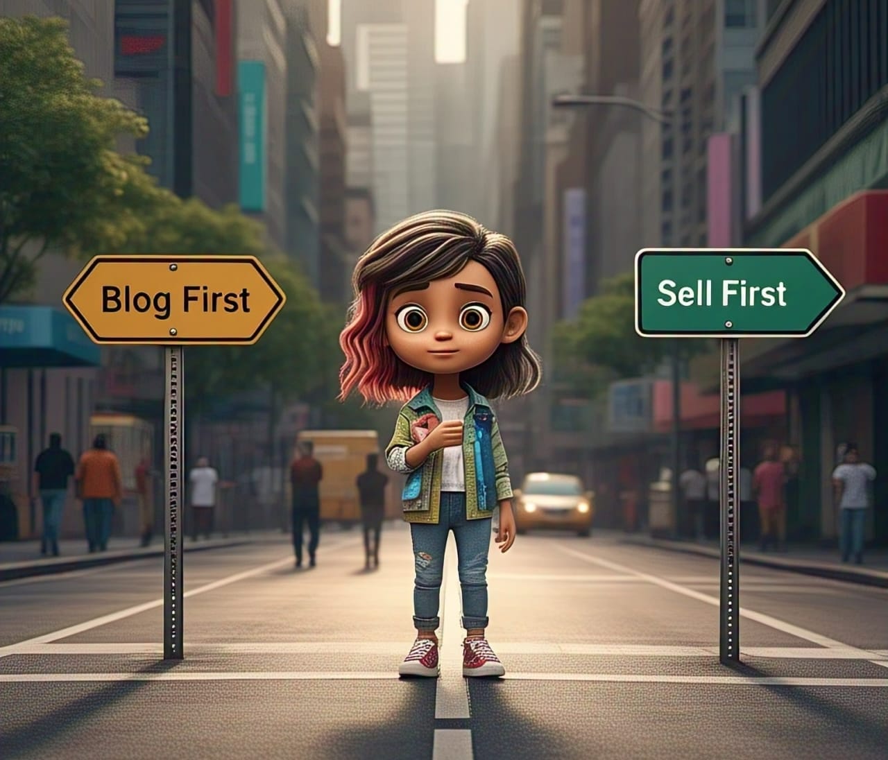 Blogging vs. Selling: Which Should You Start First?